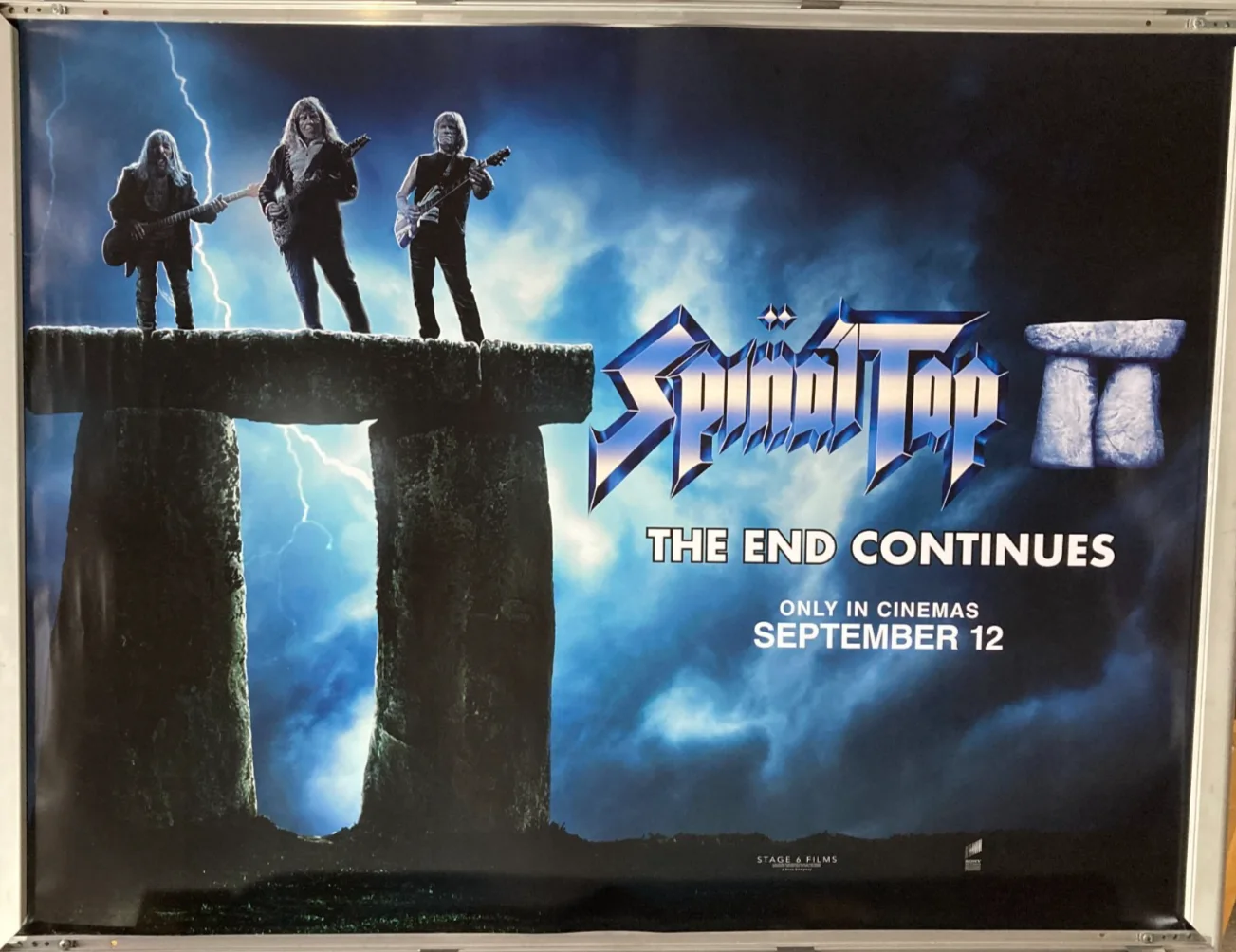 Cinema Poster: SPINAL TAP II THE END CONTINUES 2025 (Quad) Christopher Guest, изображение 2