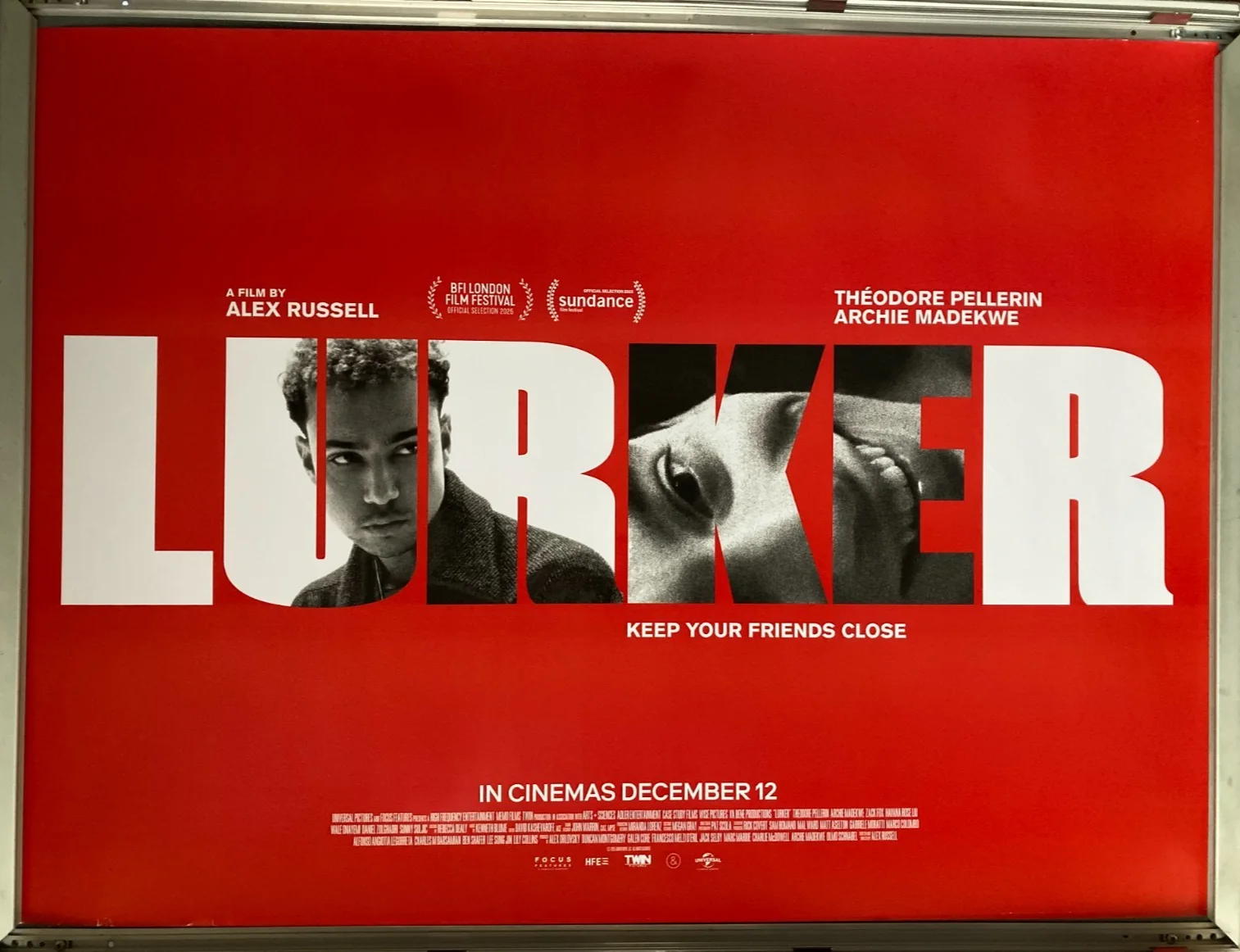 Cinema Poster: LURKER 2025 (Quad) Théodore Pellerin Archie Madekwe Sunny Suljic, изображение 2