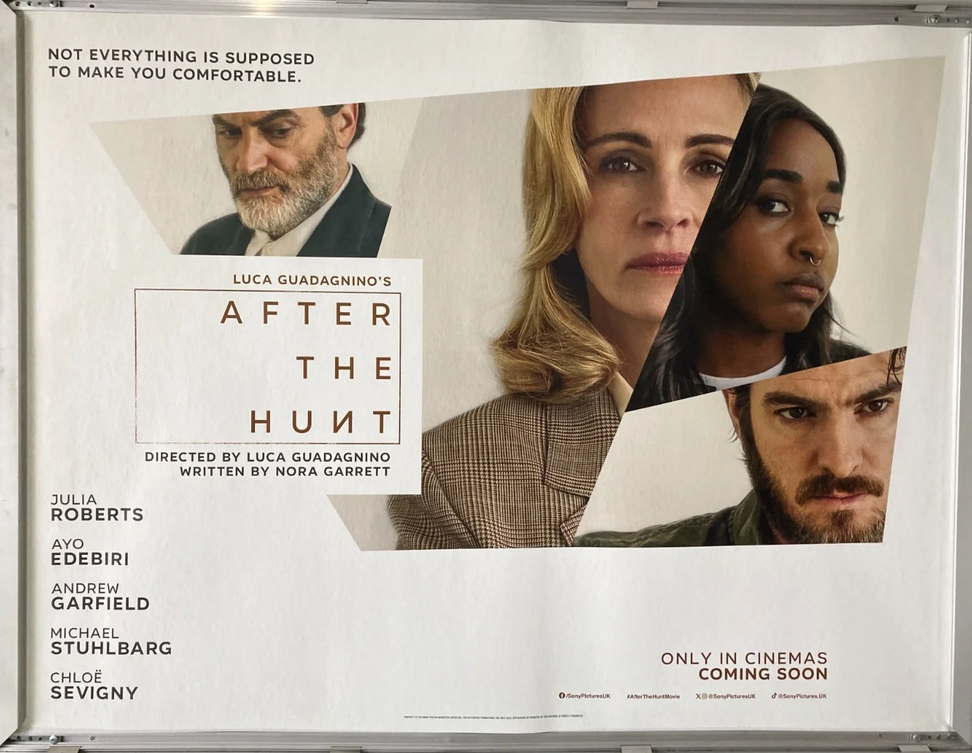 Cinema Poster: AFTER THE HUNT 2025 Quad Julia Roberts Ayo Edebiri Chloe Sevigny, изображение 2