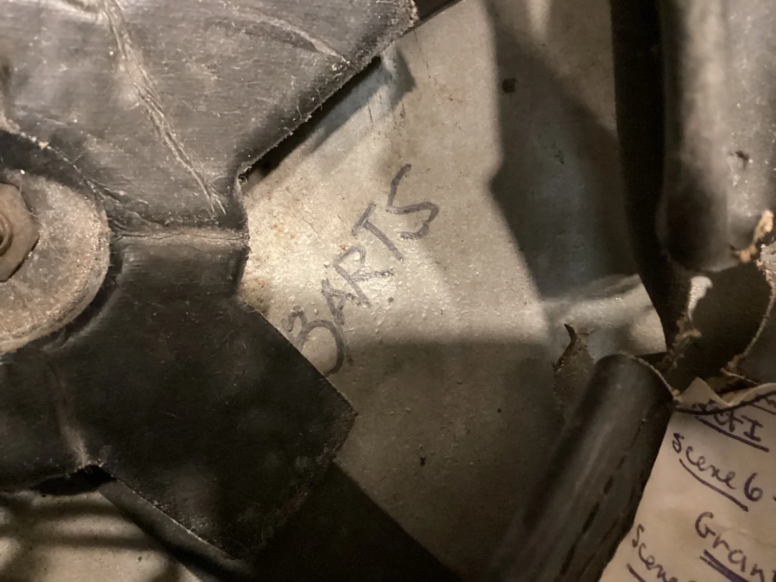 Rare original BBC props dept Dads army "Absent friends" episode 1941 ww2 helmet, image 5