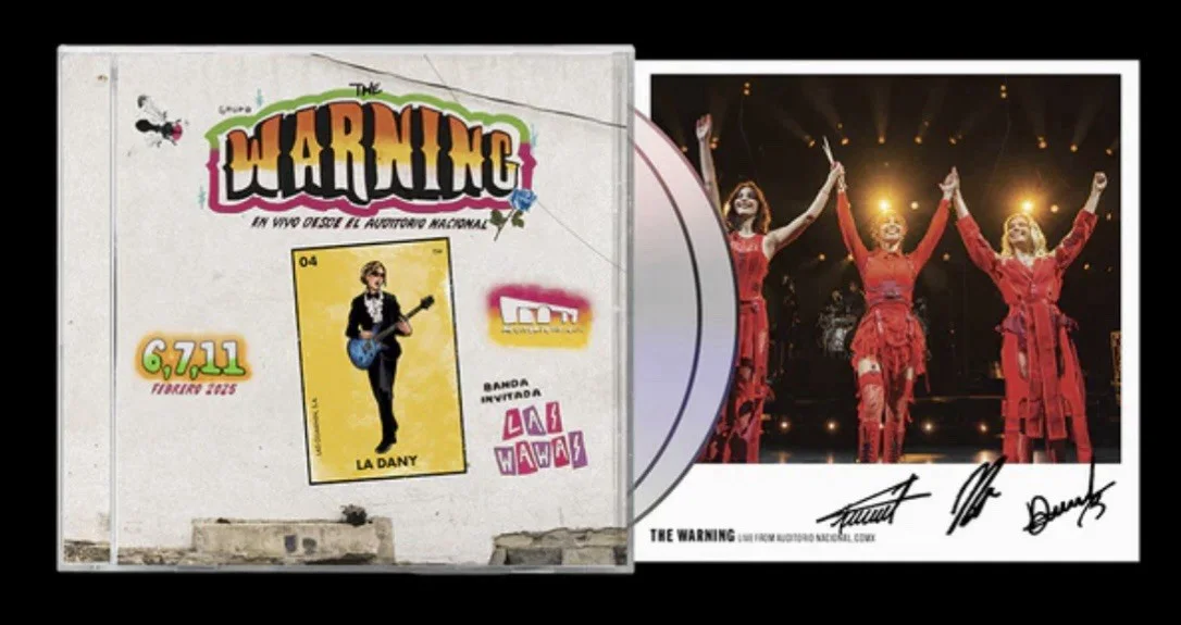 THE WARNING SET 3 LIVE AUDITORIO NACIONAL CDMX CDS + SIGNED INSERTS DANY ALE PAU, image 4