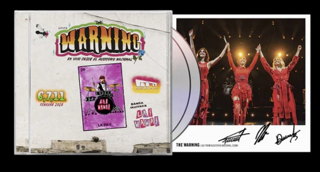THE WARNING SET 3 LIVE AUDITORIO NACIONAL CDMX CDS + SIGNED INSERTS DANY ALE PAU, image 5