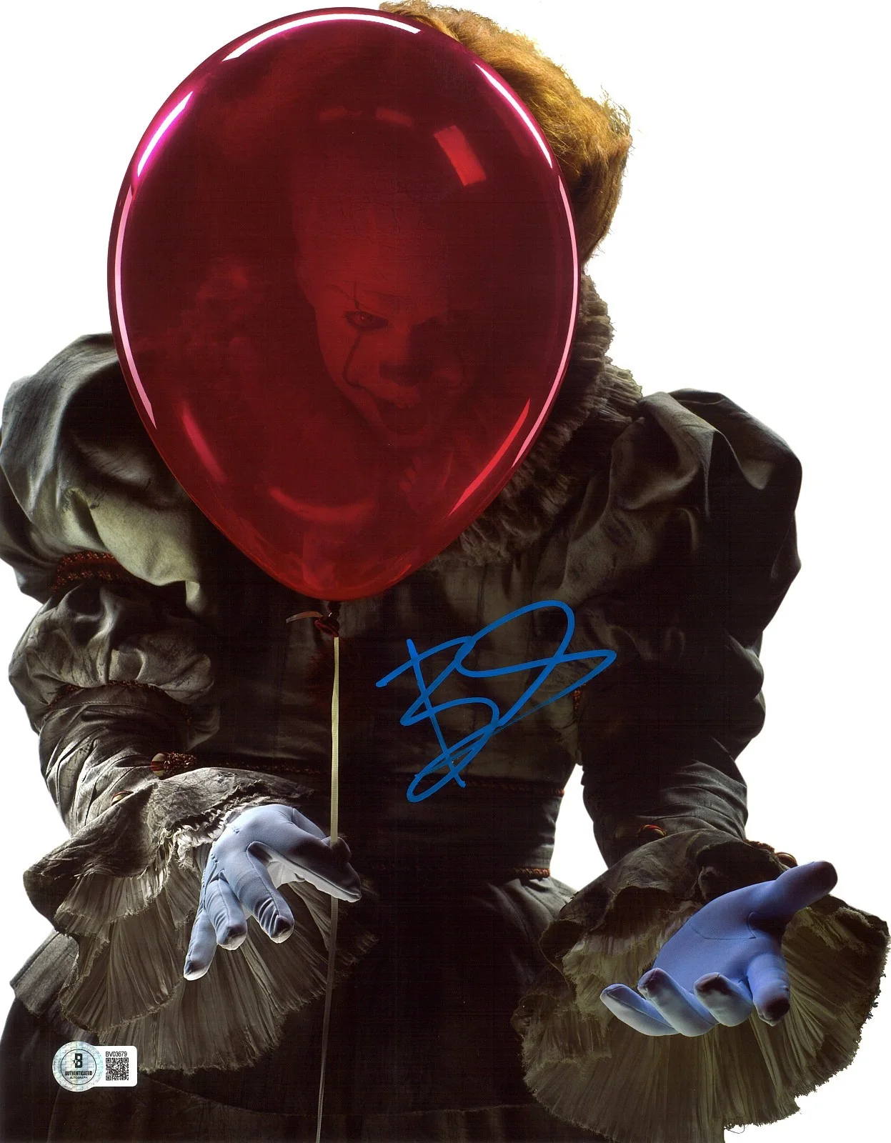 BILL SKARSGARD — BILL SKARSGARD SIGNED AUTOGRAPH IT 11X14 PHOTO BECKETT BAS PENNYWISE
