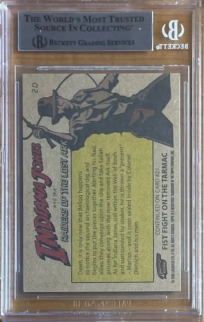 KAREN ALLEN — KAREN ALLEN SIGNED 2008 TOPPS HERITAGE INDIANA JONES #20 BAS BGS AUTOGRAPH AUTO, изображение 2
