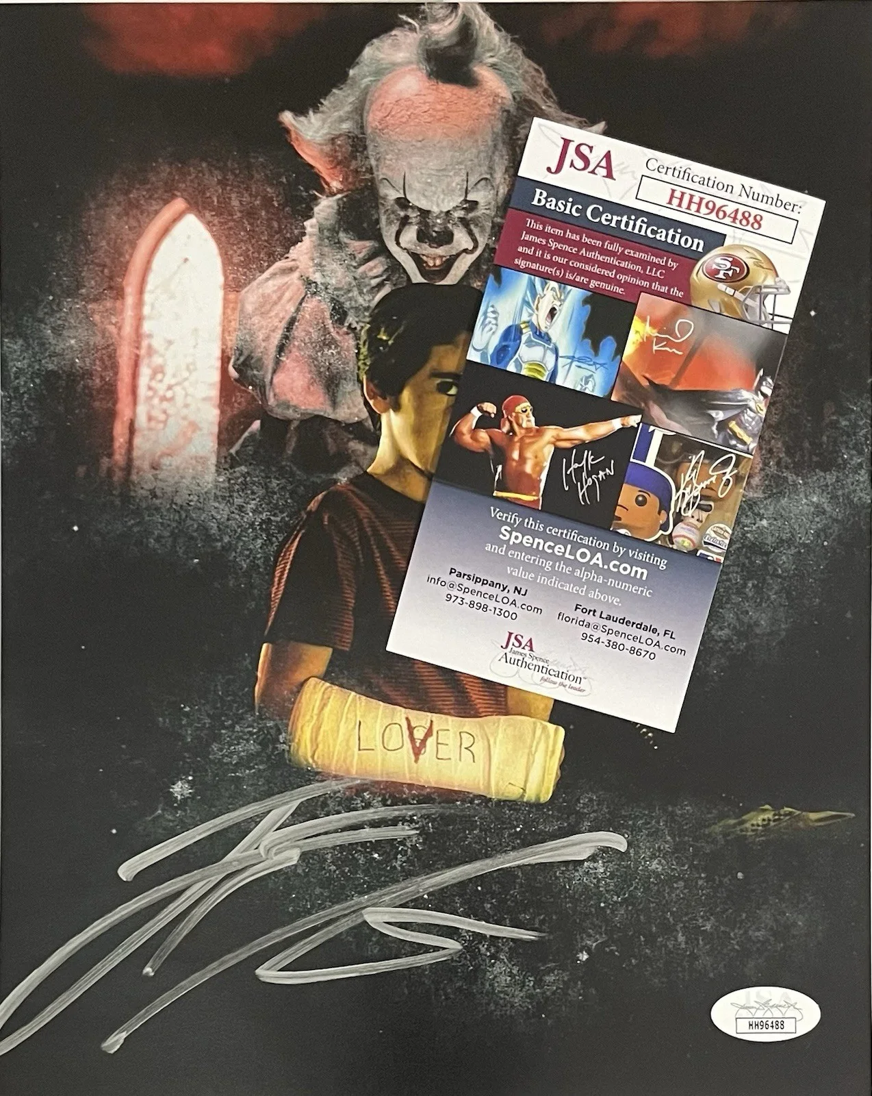 Jack Dylan Grazer — Jack Dylan Grazer Signed IT Eddie Kaspbrak 8x10 Photo Autograph JSA COA, image 2