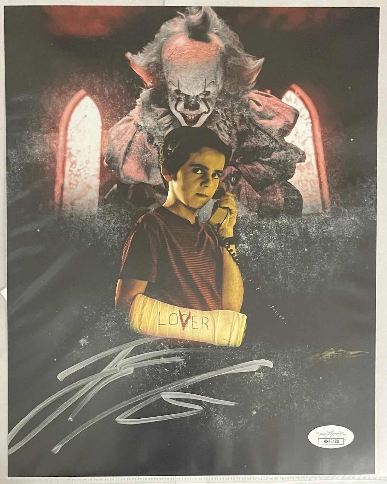 Jack Dylan Grazer — Jack Dylan Grazer Signed IT Eddie Kaspbrak 8x10 Photo Autograph JSA COA, image 4