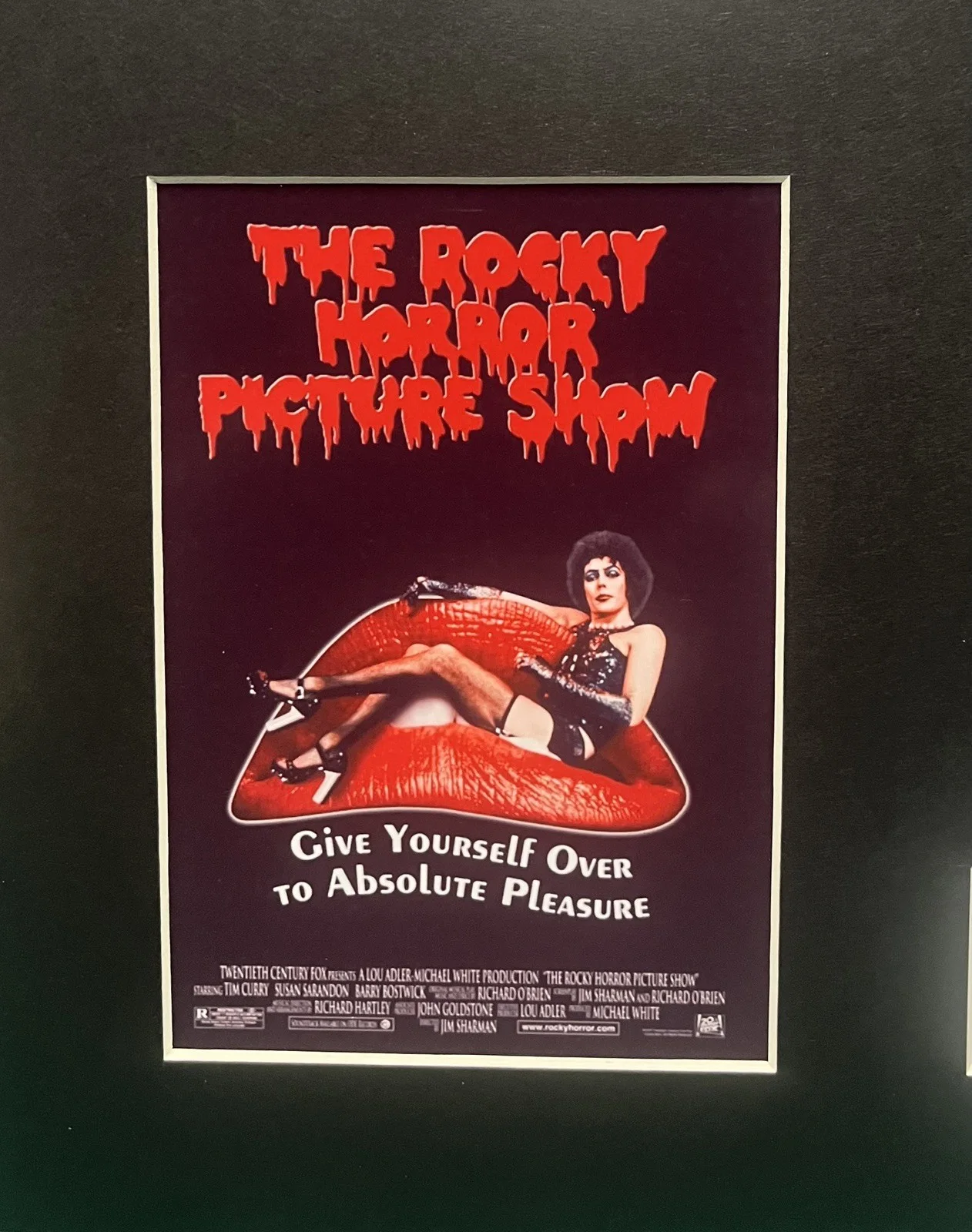 THE ROCKY HORROR PICTURE SHOW. 35mm Film Cell MOUNTED Display, image 2