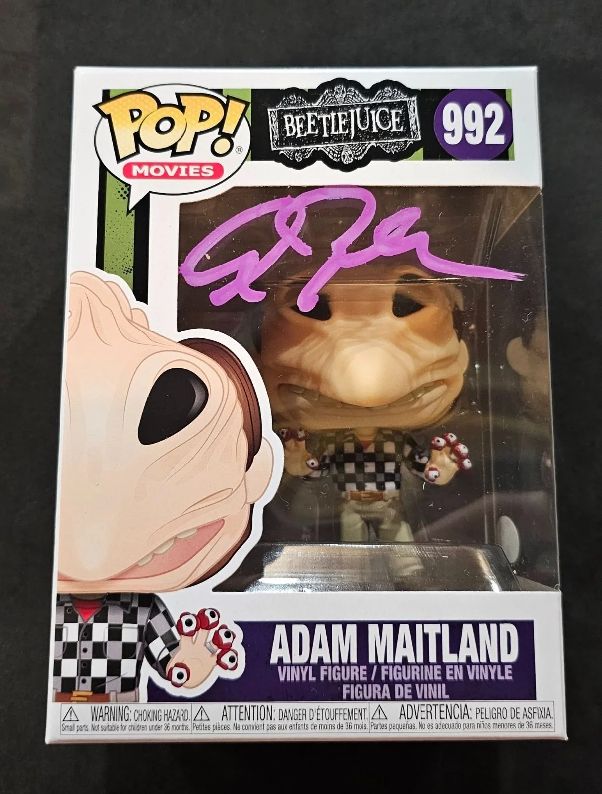 Alec Baldwin — Alec Baldwin Signed Adam Maitland Funko Pop JSA COA Beetlejuice