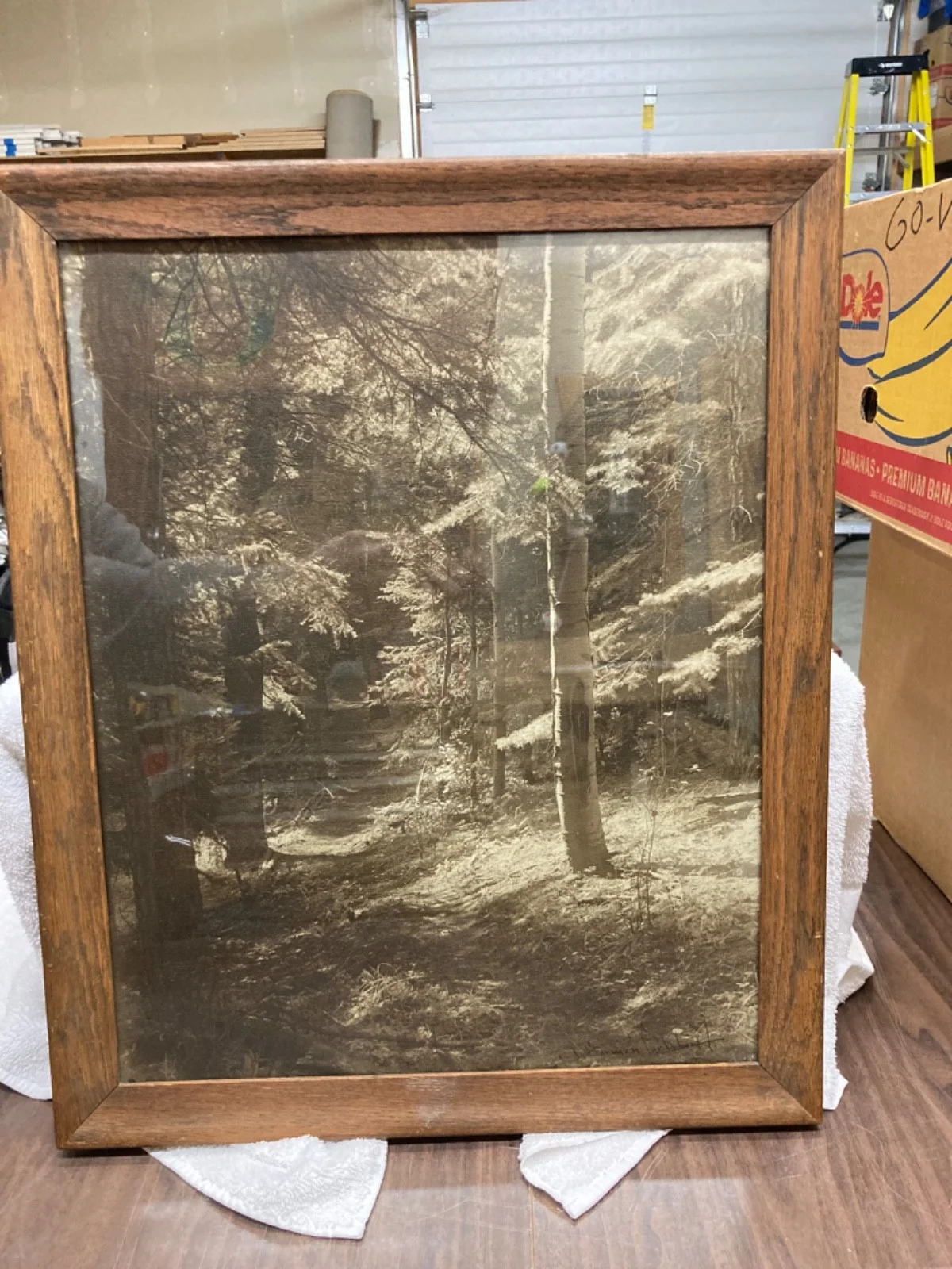 VERY RARE 1 OF 1 SIGNED VINTAGE PHOTO by T. HARMON PARKHURST FRAMED, изображение 2