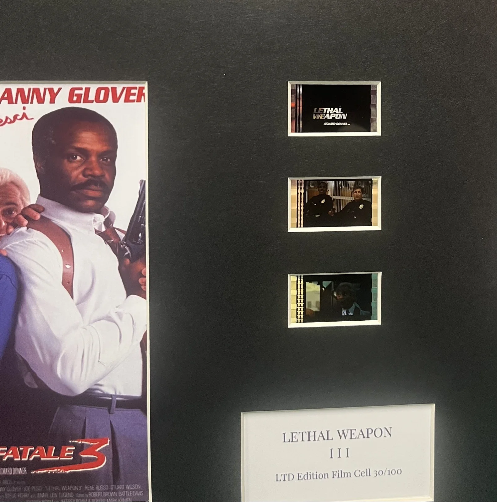 Lethal Weapon. 3. 35mm Film Cell Mounted Display, изображение 2