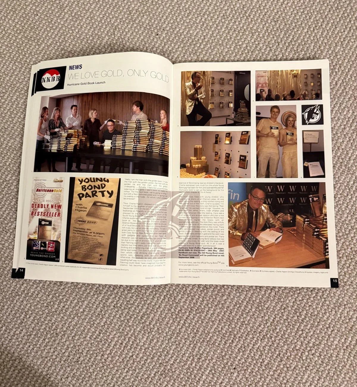James Bond 007 - Kiss Kiss Bang Bang Magazine - The James Bond Journal Issue 5, изображение 3