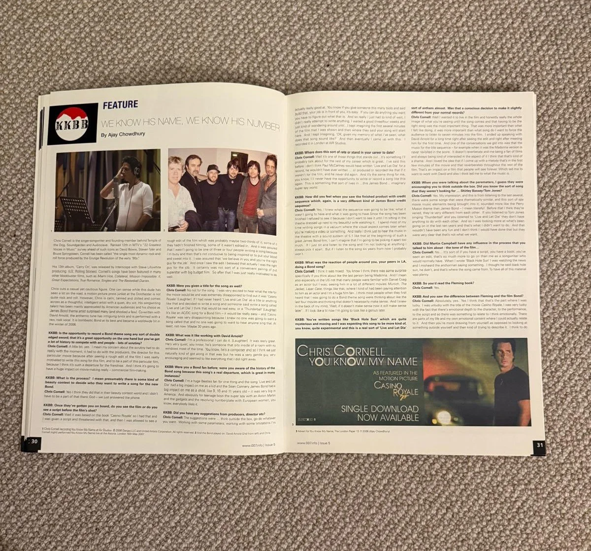 James Bond 007 - Kiss Kiss Bang Bang Magazine - The James Bond Journal Issue 5, изображение 5
