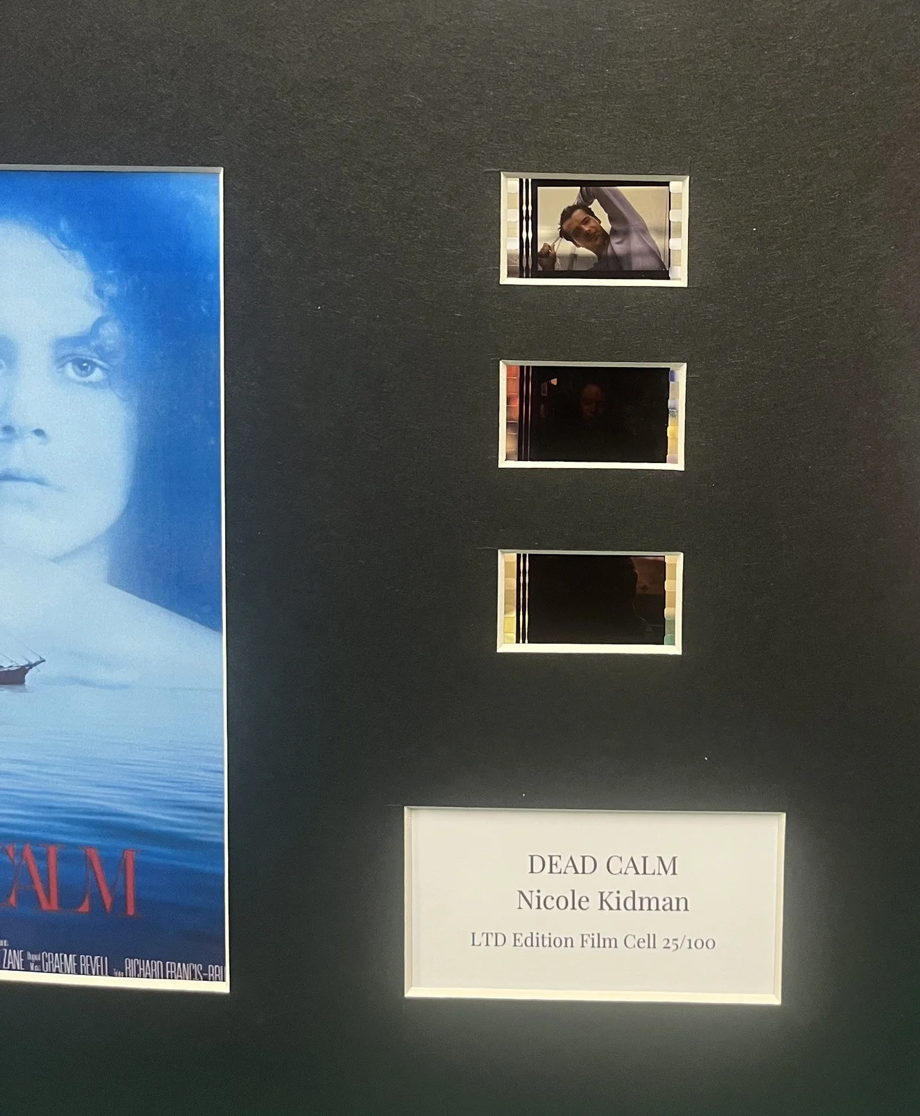 DEAD CALM. 35mm Film Cell MOUNTED Display, image 3