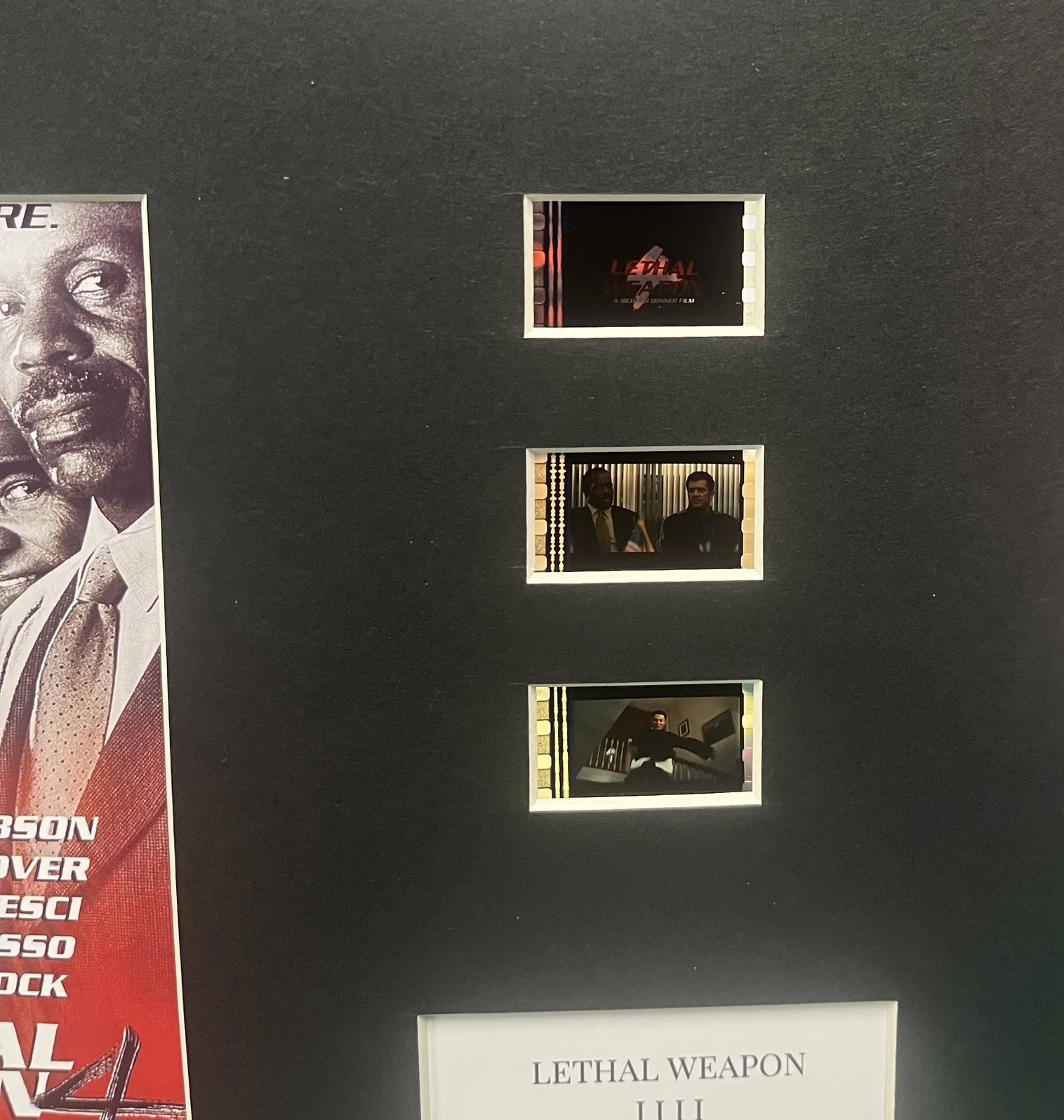 Lethal Weapon. 4. 35mm Film Cell Mounted Display, image 2