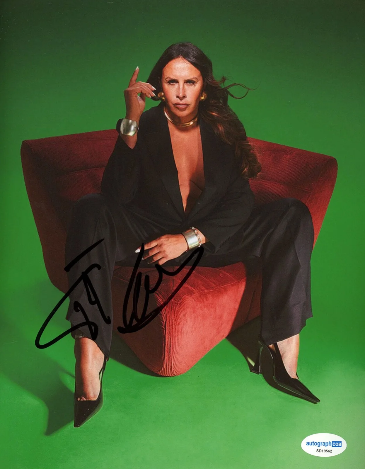 Karla Sofia Gascon — Karla Sofia Gascon signed "EMILIA PEREZ" 8x10 Photo b EXACT PROOF Oscar Nom ACOA, image 4
