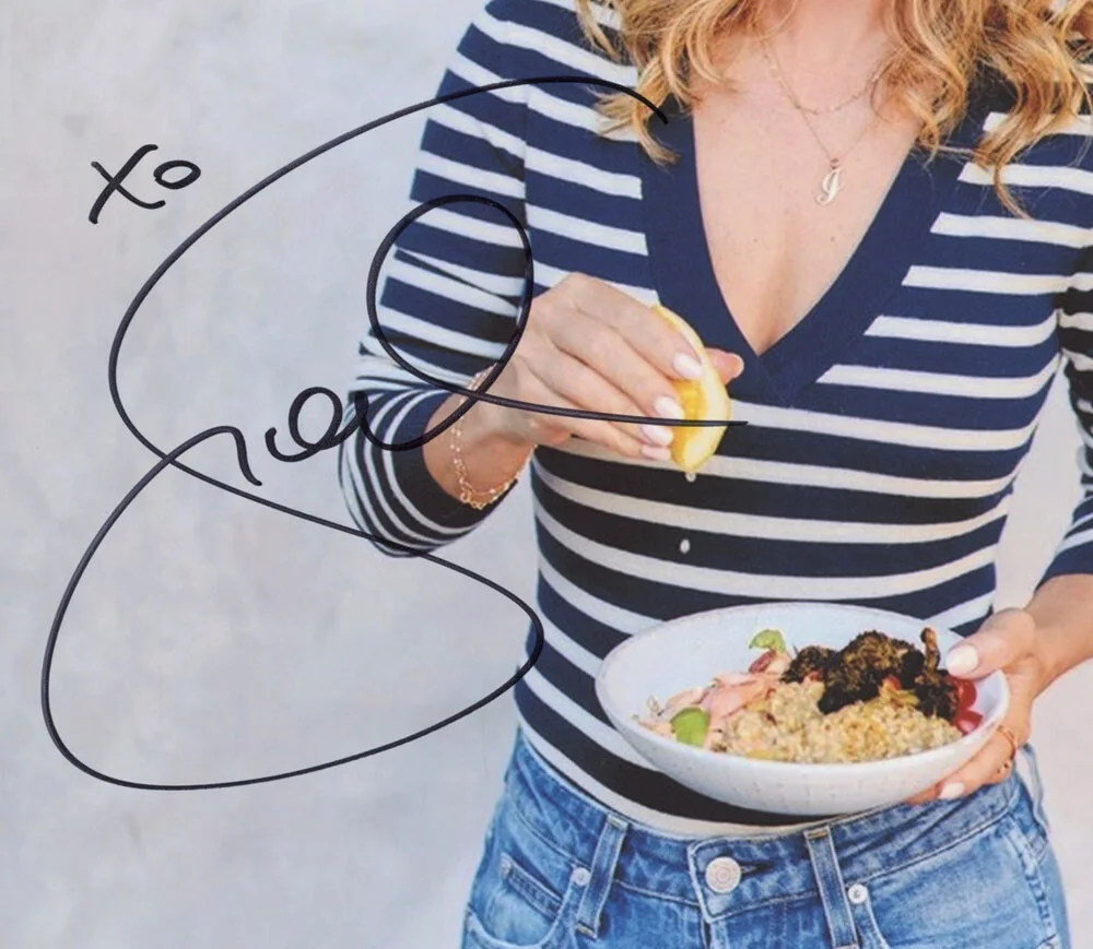 GIADA DE LAURENTIIS — Giada De Laurentiis signed Autograph 8x10 Photo CHEF d Hot SEXY MrBeast ACOA COA, изображение 4