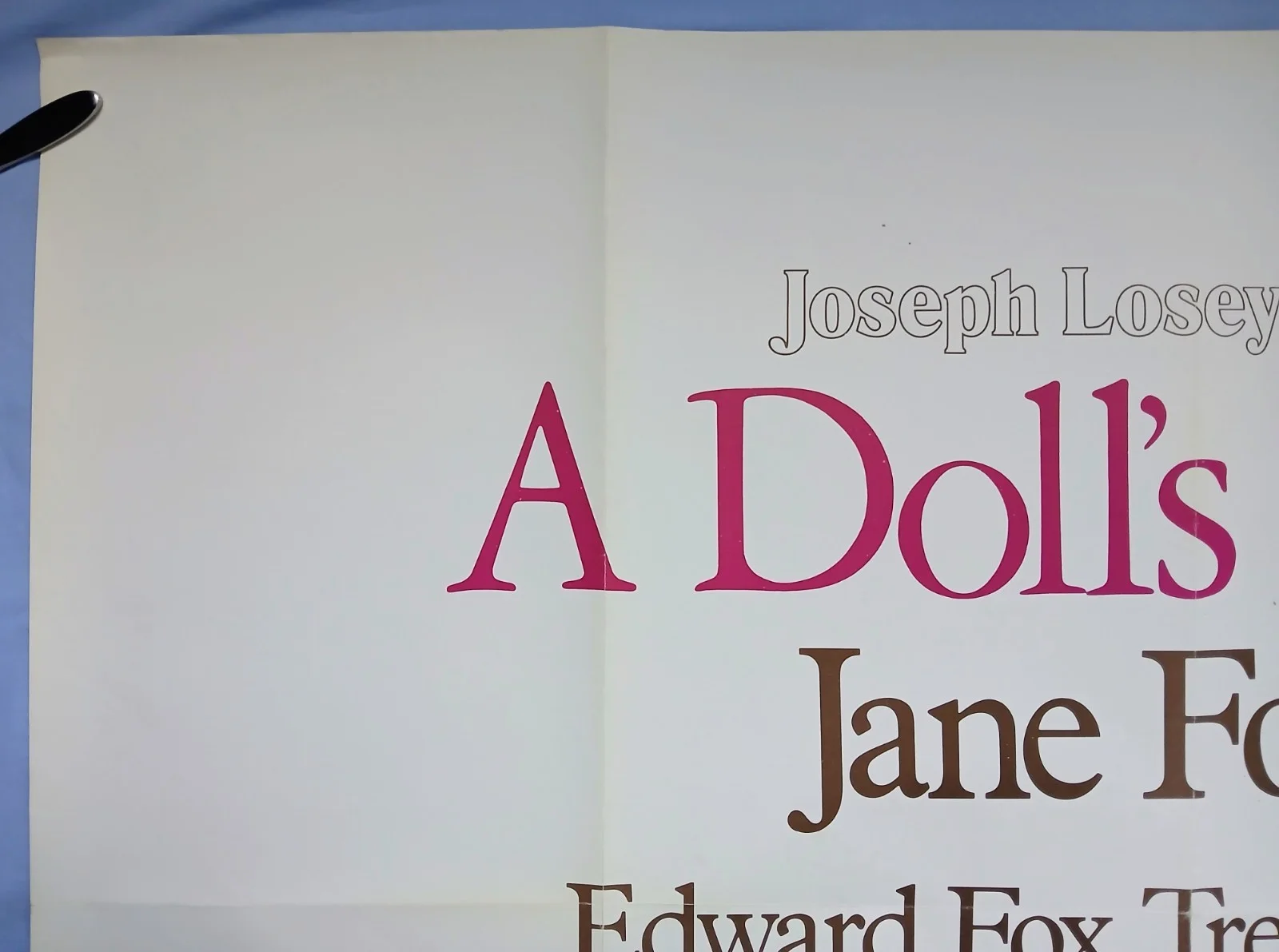 A DOLL'S HOUSE (1973) original UK quad poster - Ibsen - Jane Fonda, David Warner, изображение 2
