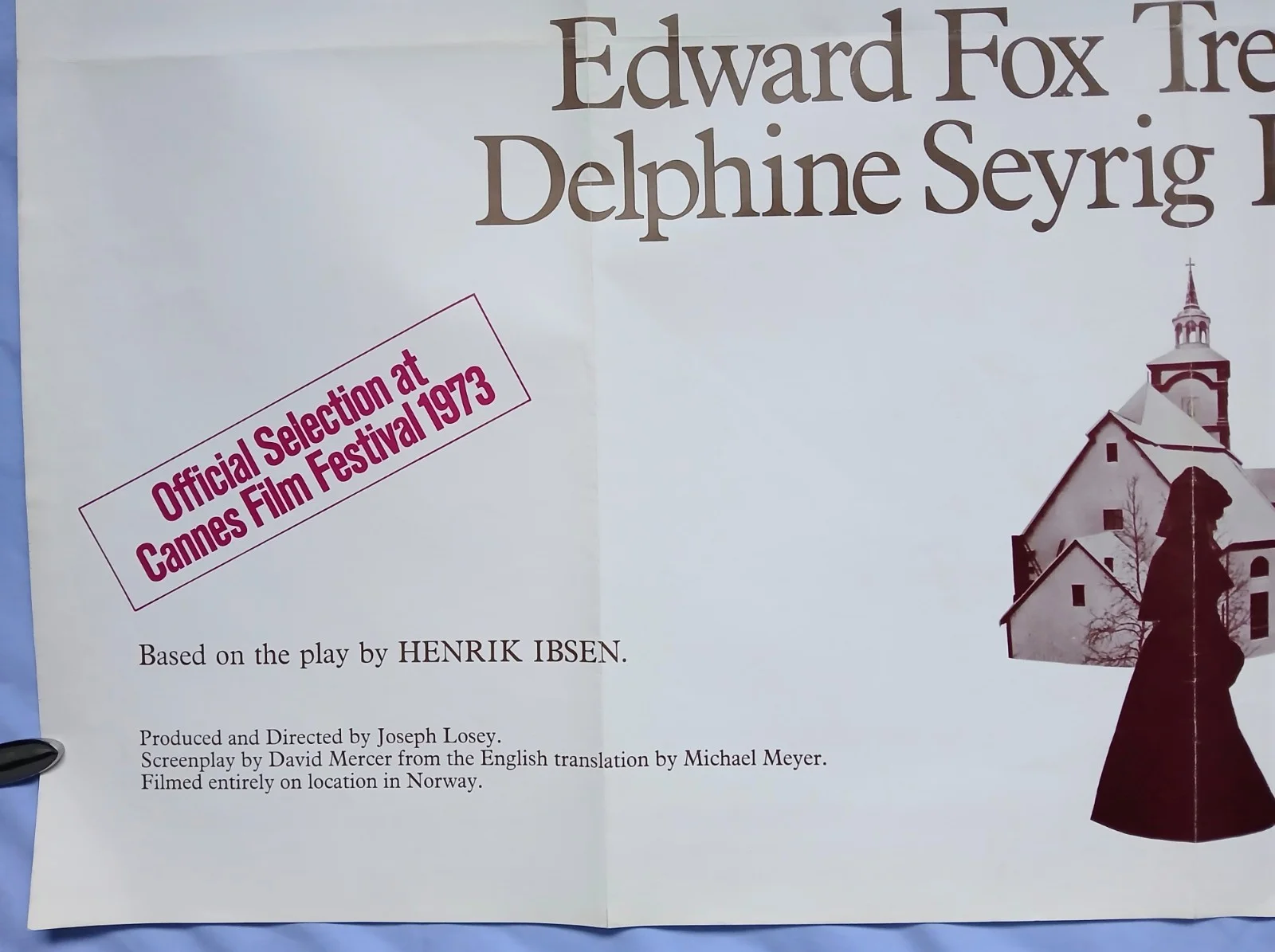 A DOLL'S HOUSE (1973) original UK quad poster - Ibsen - Jane Fonda, David Warner, изображение 4
