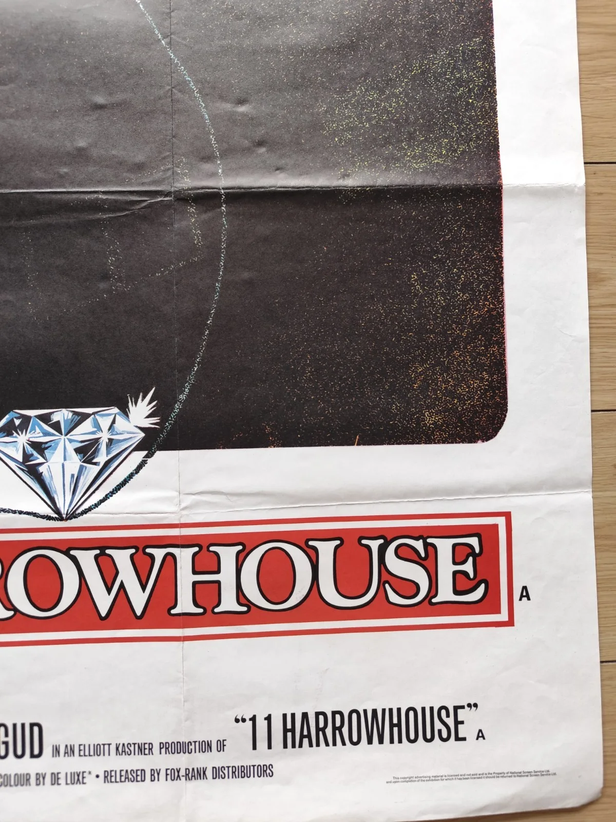 🎯 11 Harrowhouse (1974) – UK Quad – SS – British Heist Thriller, image 4