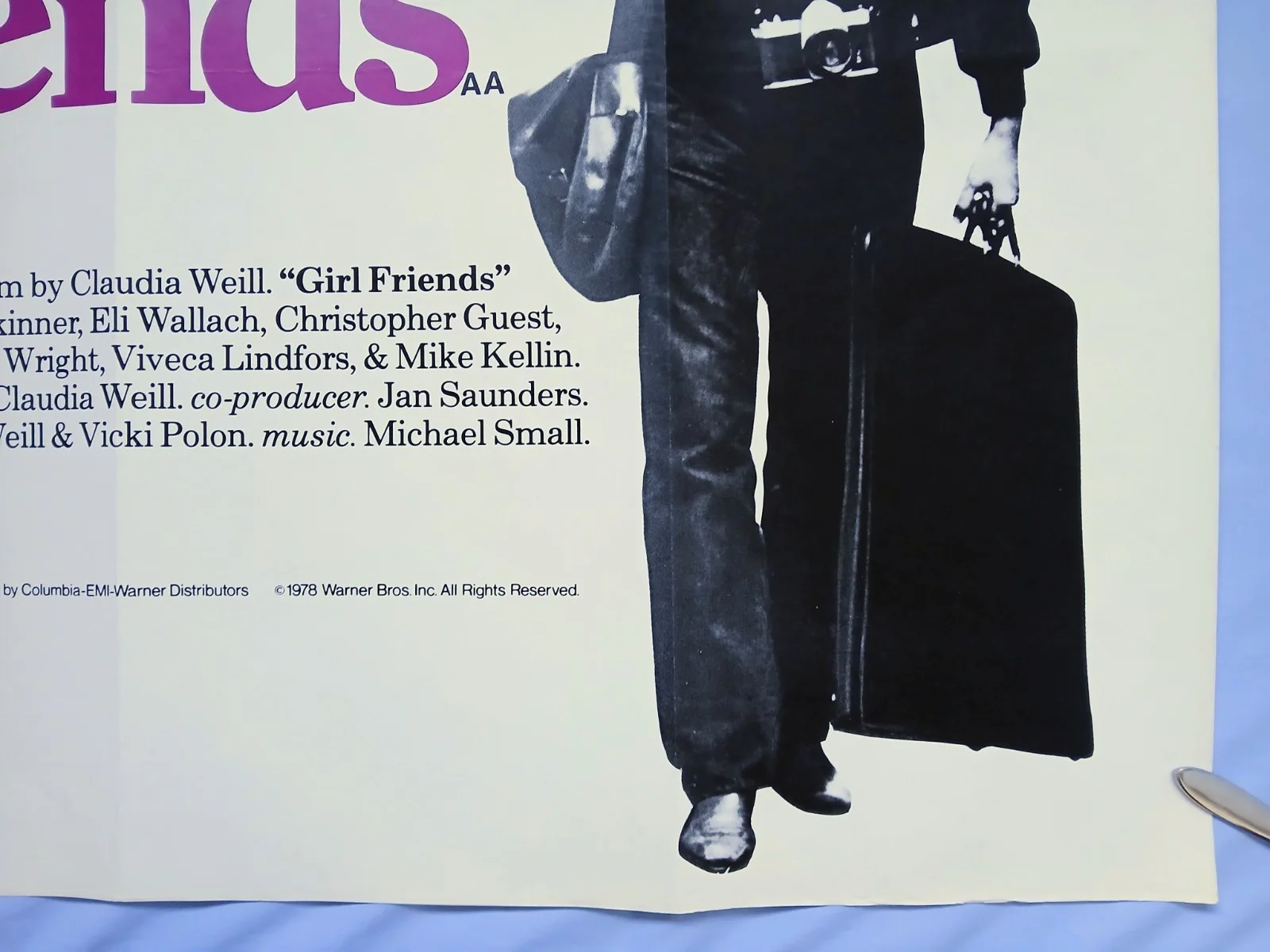 GIRL FRIENDS (1978) original UK quad poster - Melanie Mayron, Eli Wallach, изображение 5