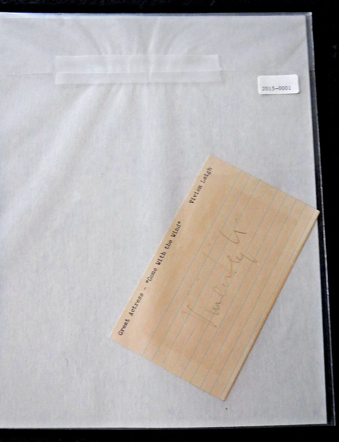 Vivian Leigh — Vivien Leigh Autograph- Gone with the Wind, image 2