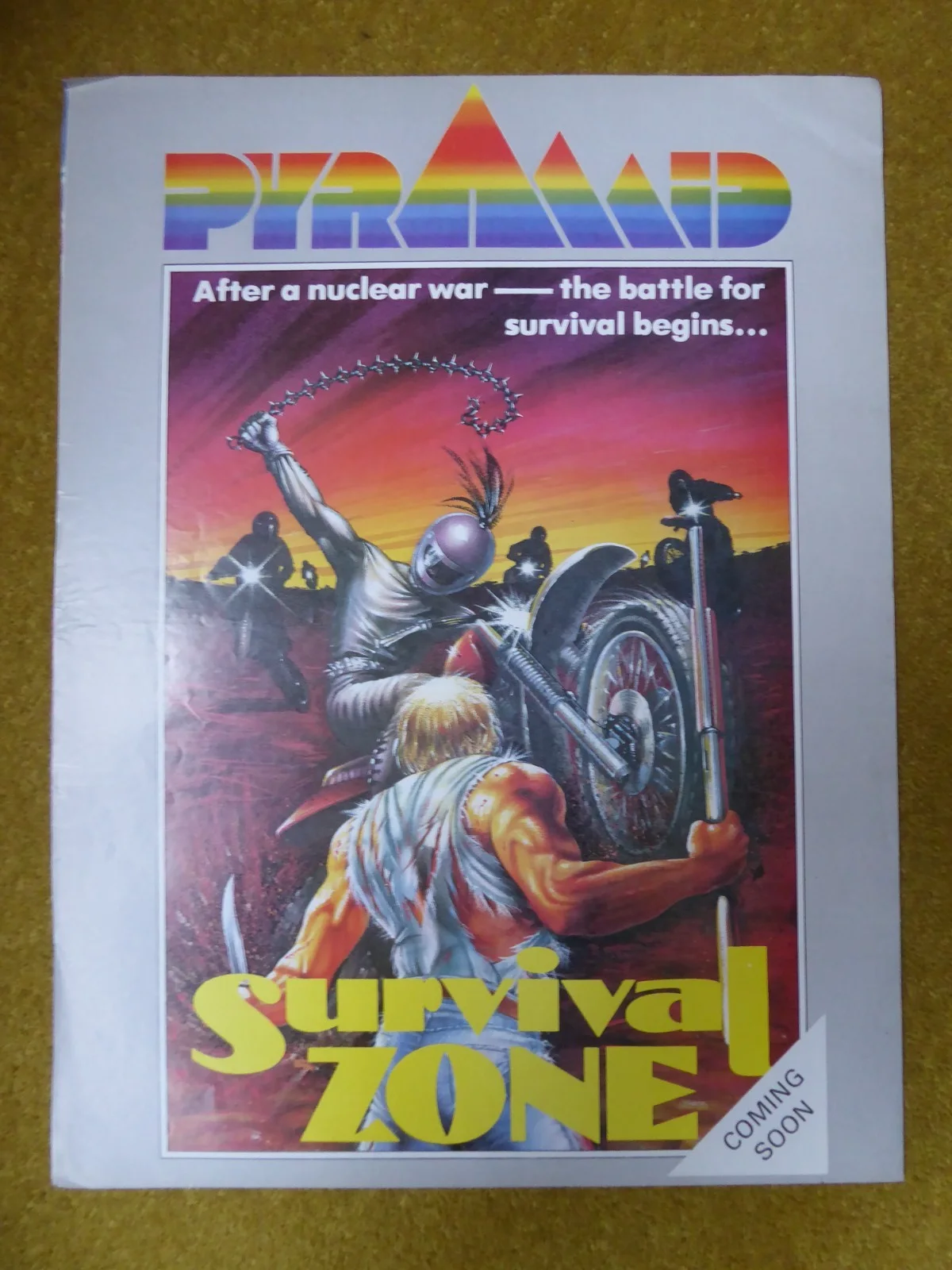 Original 1980s Video Trade Magazine Advert Survival Zone/Brainwash Pre Cert, image 2