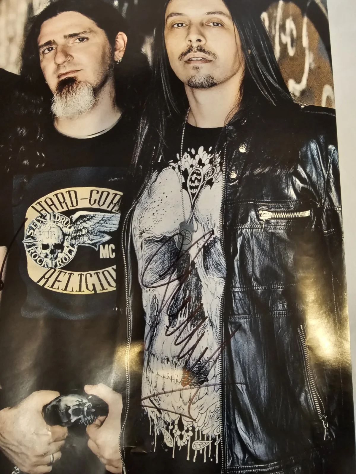 Lacuna Coil Poster Autographed By The Whole Band, 28" × 22", изображение 5