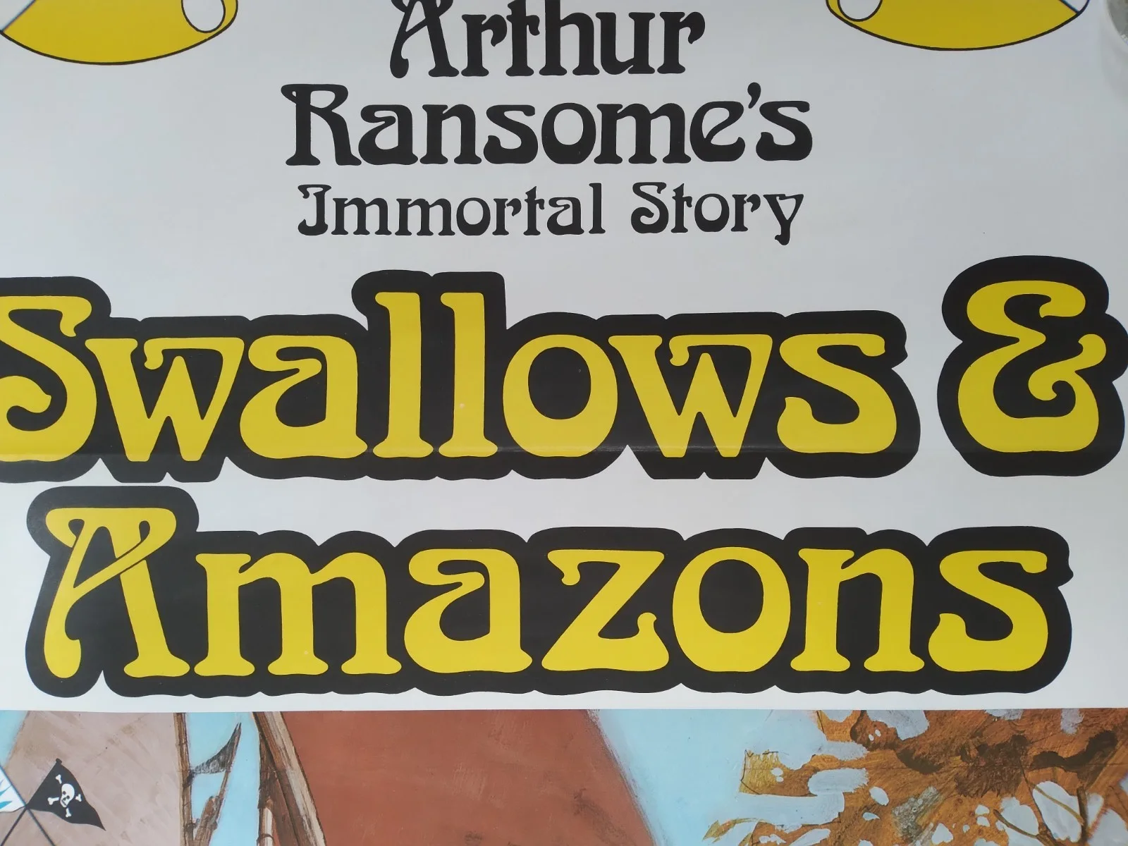 Swallows and Amazons original movie 1974 poster US one sheet, image 2