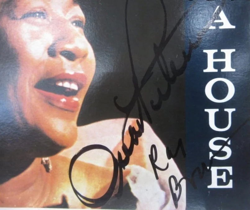 Oscar Peterson Ray Brown J.J.Johnson signed lp original jazz great very rare, image 2