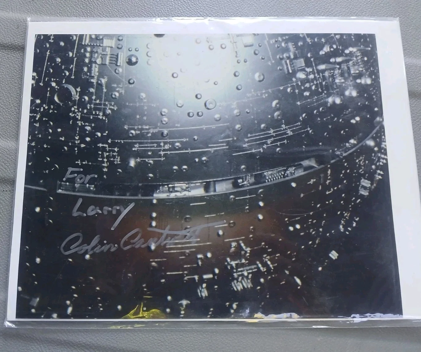 Colin Cantwell — Star Wars Death Star Photo Autographed by Colin Cantwell, image 2