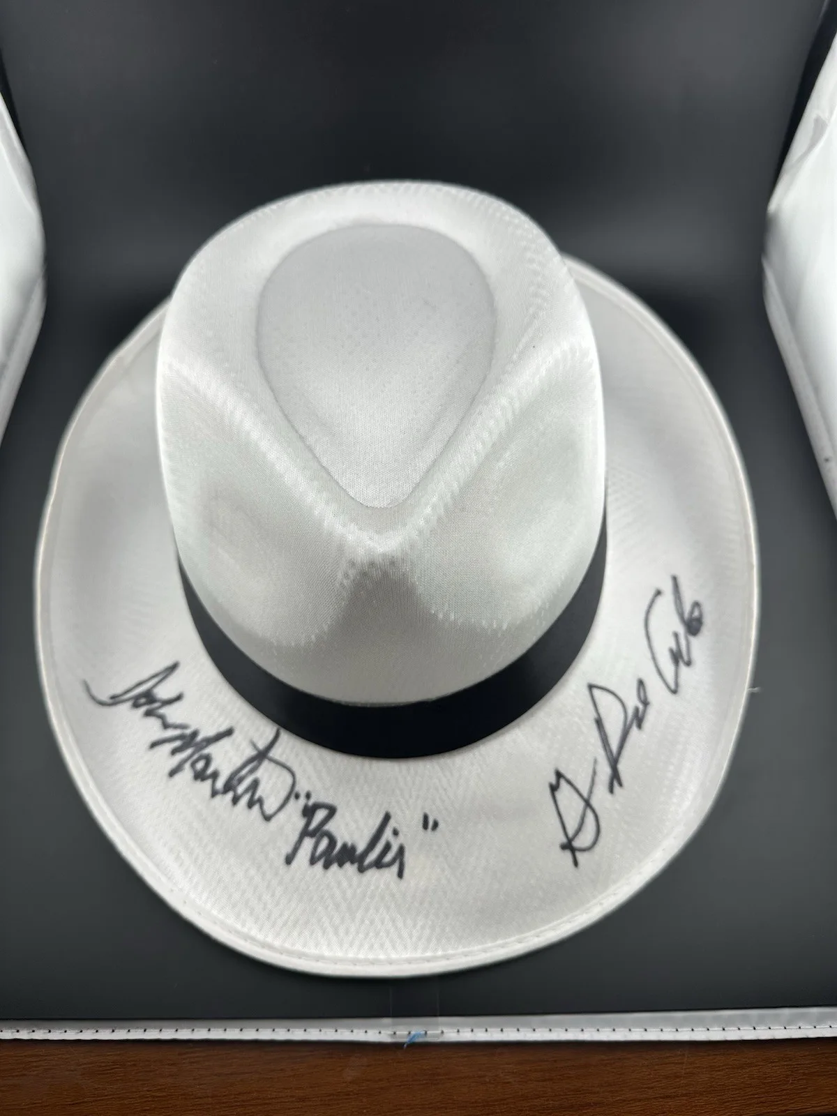 Gianni Russo — John Martino & Gianni Russo Autographed Godfather Top Hat Signed JSA (1)