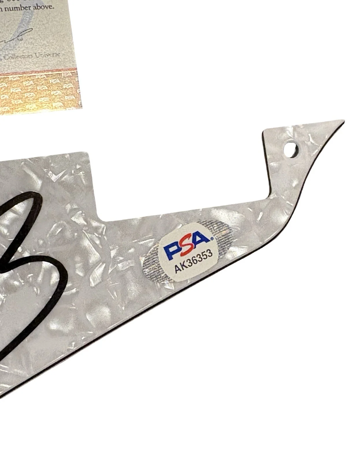 JOE BONAMASSA SIGNED LES PAUL PICKGUARD PSA DNA, image 3