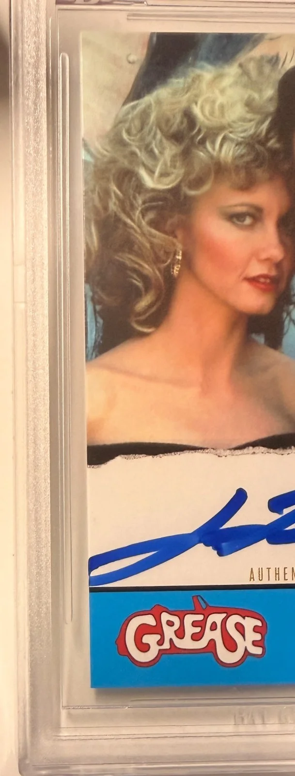 John Travolta — Custom Trading Card Grease #78 Signed John Travolta Beckett BAS Witnessed, изображение 2