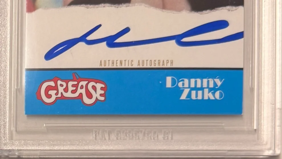 John Travolta — Custom Trading Card Grease #78 Signed John Travolta Beckett Witnessed AUTO 10, изображение 5