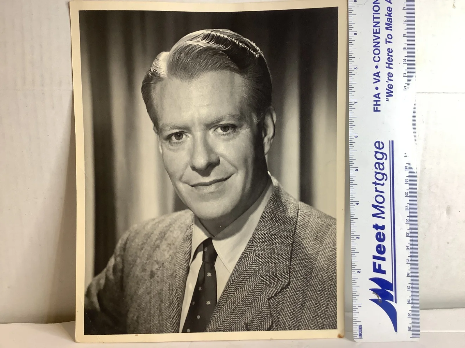 Nelson Eddy — NELSON EDDY 1954-55 AGENT PHOTOGRAPH, image 2