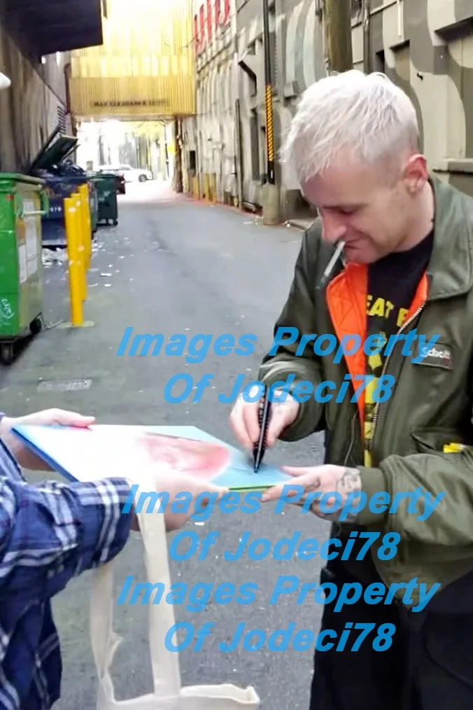 Grian Chatten Fontaines D.C. 5x Band Signed ROMANCE Vinyl Album EXACT Proof JSA, изображение 4