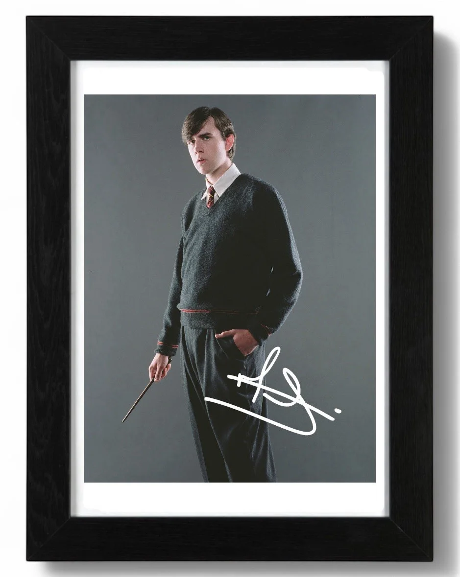 Matthew Lewis Signed Autograph PHOTO Pre Print 6x4/A4/ Framed, изображение 2