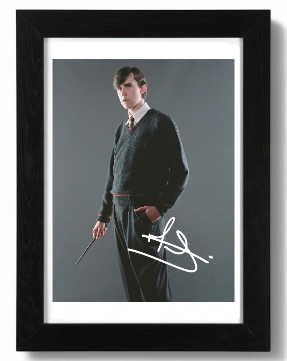 Matthew Lewis Signed Autograph PHOTO Pre Print 6x4/A4/ Framed, изображение 3