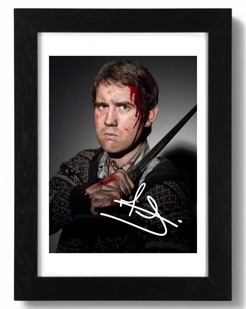 Matthew Lewis Signed Autograph PHOTO Pre Print 6x4/A4/ Framed, image 2
