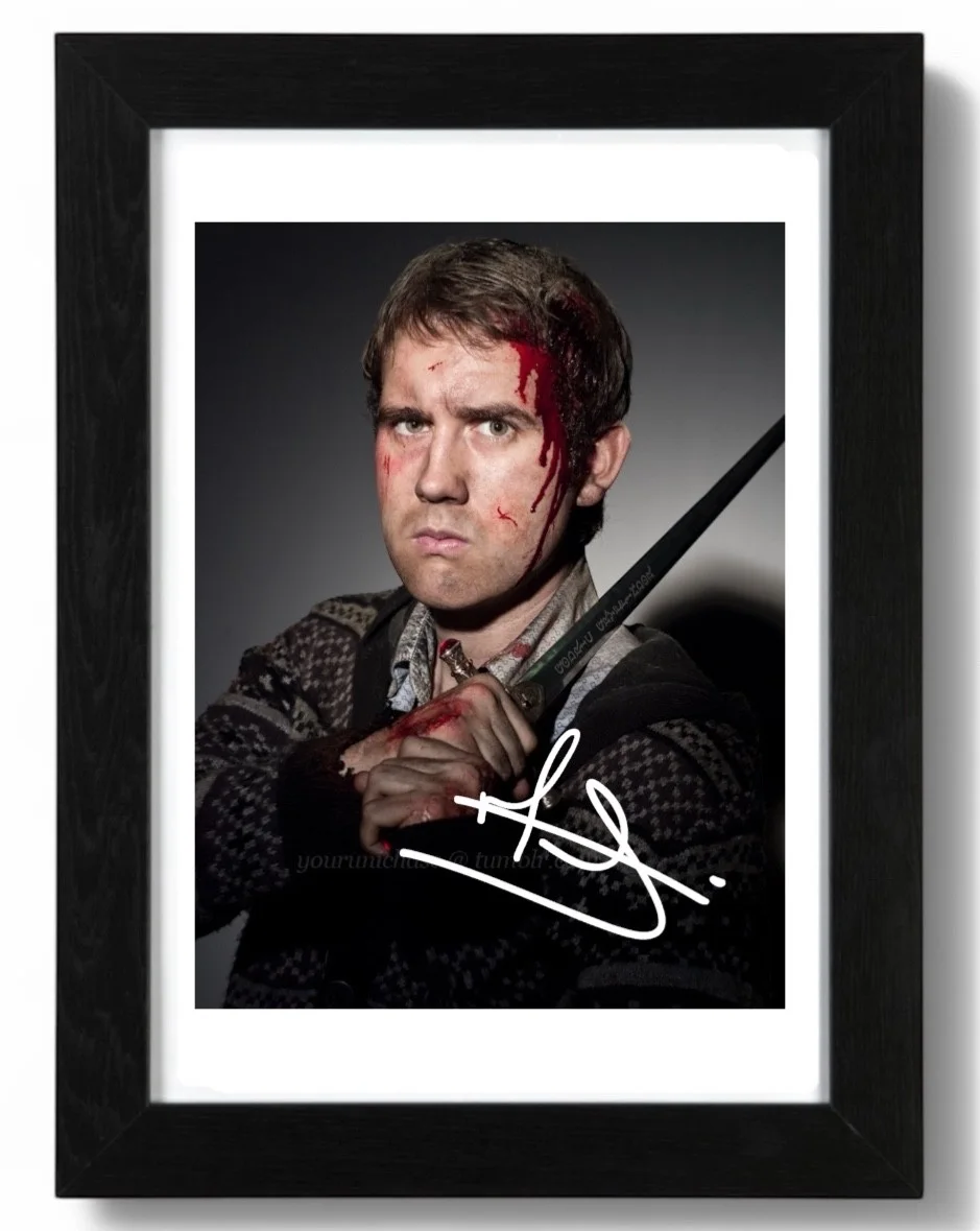 Matthew Lewis Signed Autograph PHOTO Pre Print 6x4/A4/ Framed, image 3