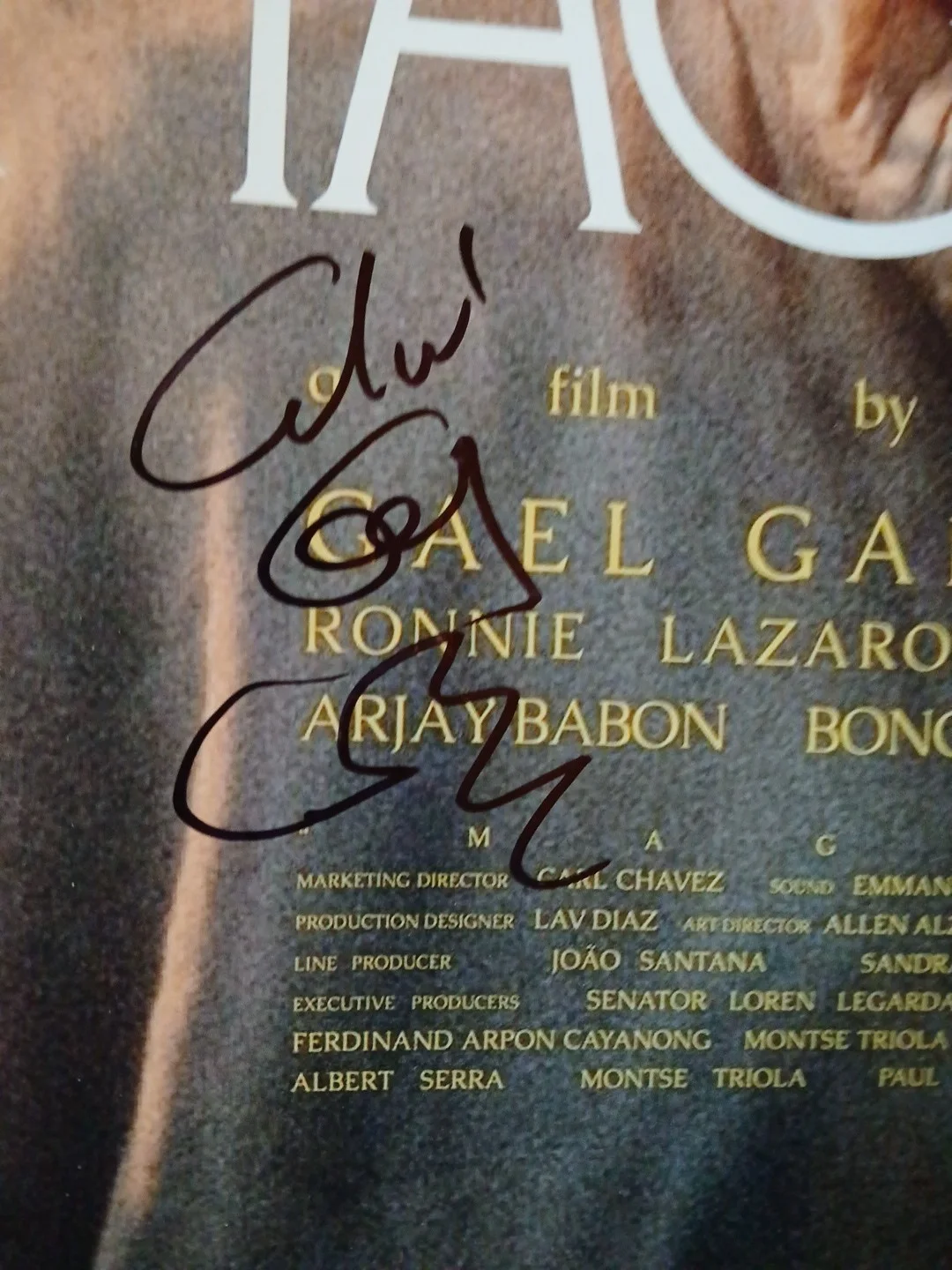 Gael Garcia Bernal — GAEL GARCIA BERNAL Hand Signed MAGELLAN 11x17 Photo 📸 Proof, изображение 4