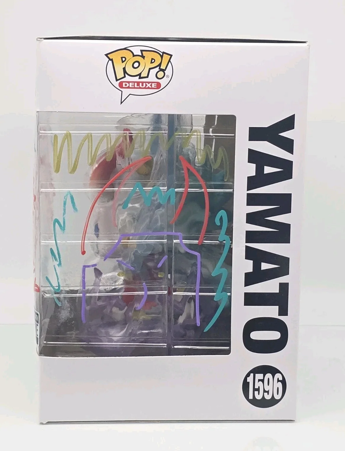 Michelle Rojas — Funko Pop Beast Yamato 1596 GITD Exclusive Signed Michelle Rojas CUSTOM ART, image 3