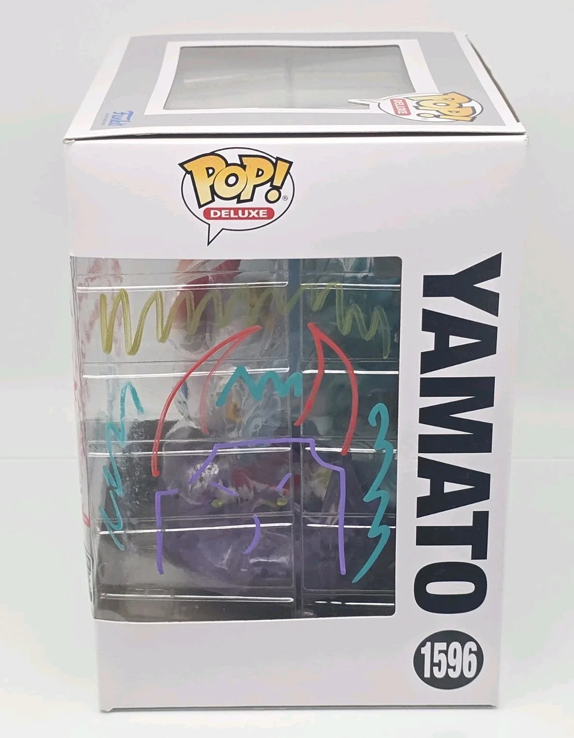 Michelle Rojas — Funko Pop Beast Yamato 1596 GITD Exclusive Signed Michelle Rojas CUSTOM ART, image 4