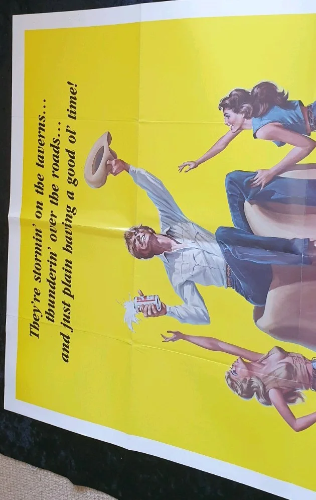 Texas Lightning (1981) Original US One Sheet Movie Poster 41x27 Folded, изображение 2