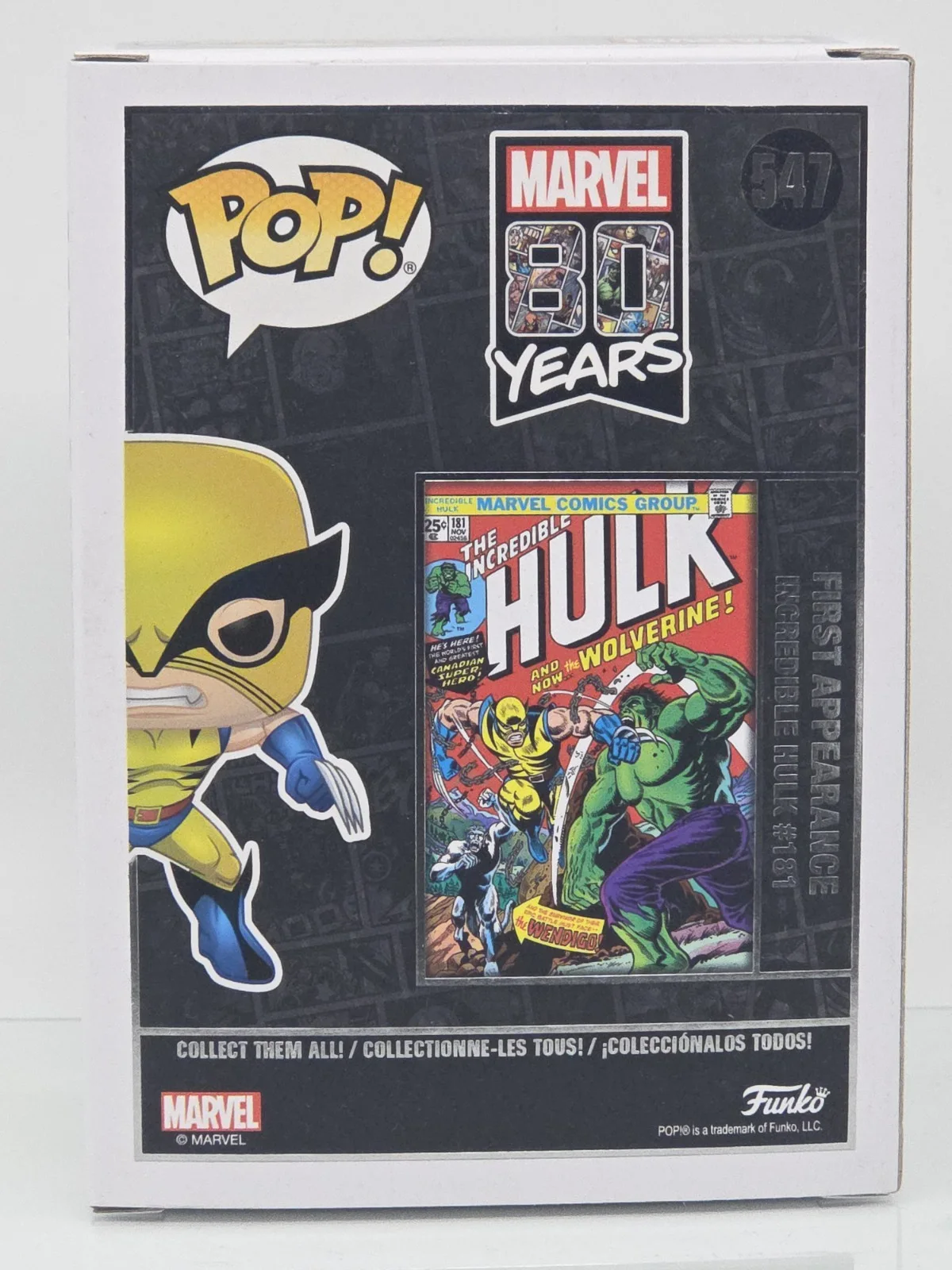 Cal Dodd — Cal Dodd Autograph/Signed Funko Pop Wolverine #547 Marvel 80 Years JSA W/Case, image 4