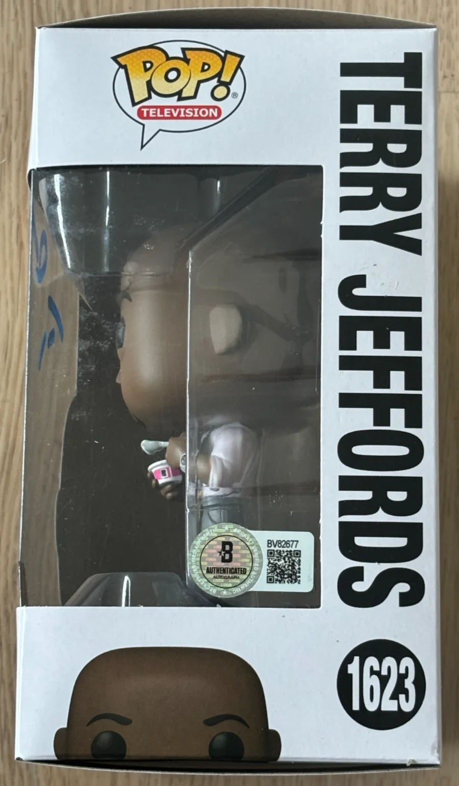 TERRY CREWS — TERRY CREWS SIGNED AUTOGRAPH BROOKLYN NINE NINE TERRY JEFFORDS FUNKO POP BAS COA, изображение 3
