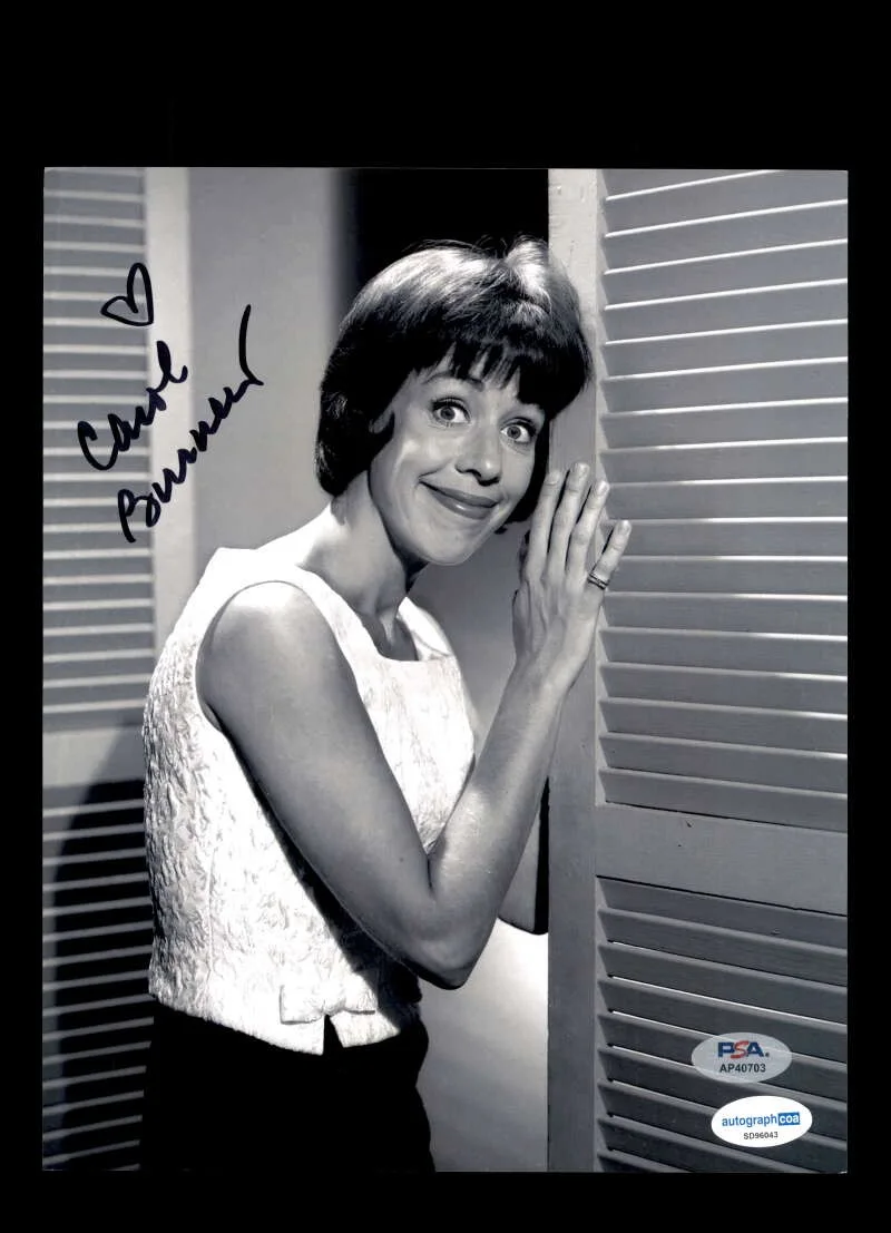 Carol Burnett — Carol Burnett PSA DNA Coa Signed 8x10 Photo Autograph