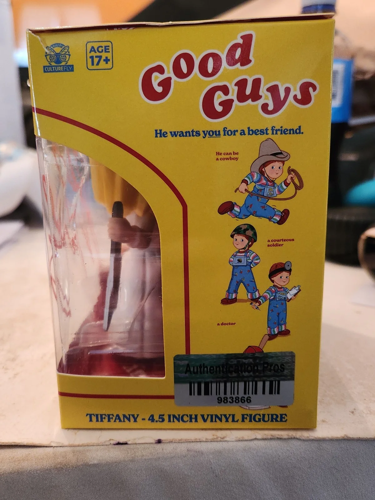 Jennifer Tilly — Jennifer Tilly Autographed Childs Play Figure With Certification, image 2