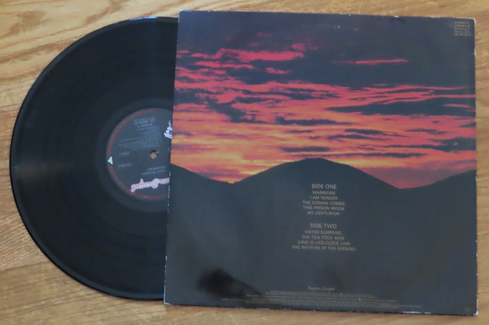 English Singer GARY NUMAN signed WARRIORS 1983 Record / Album COA, изображение 2