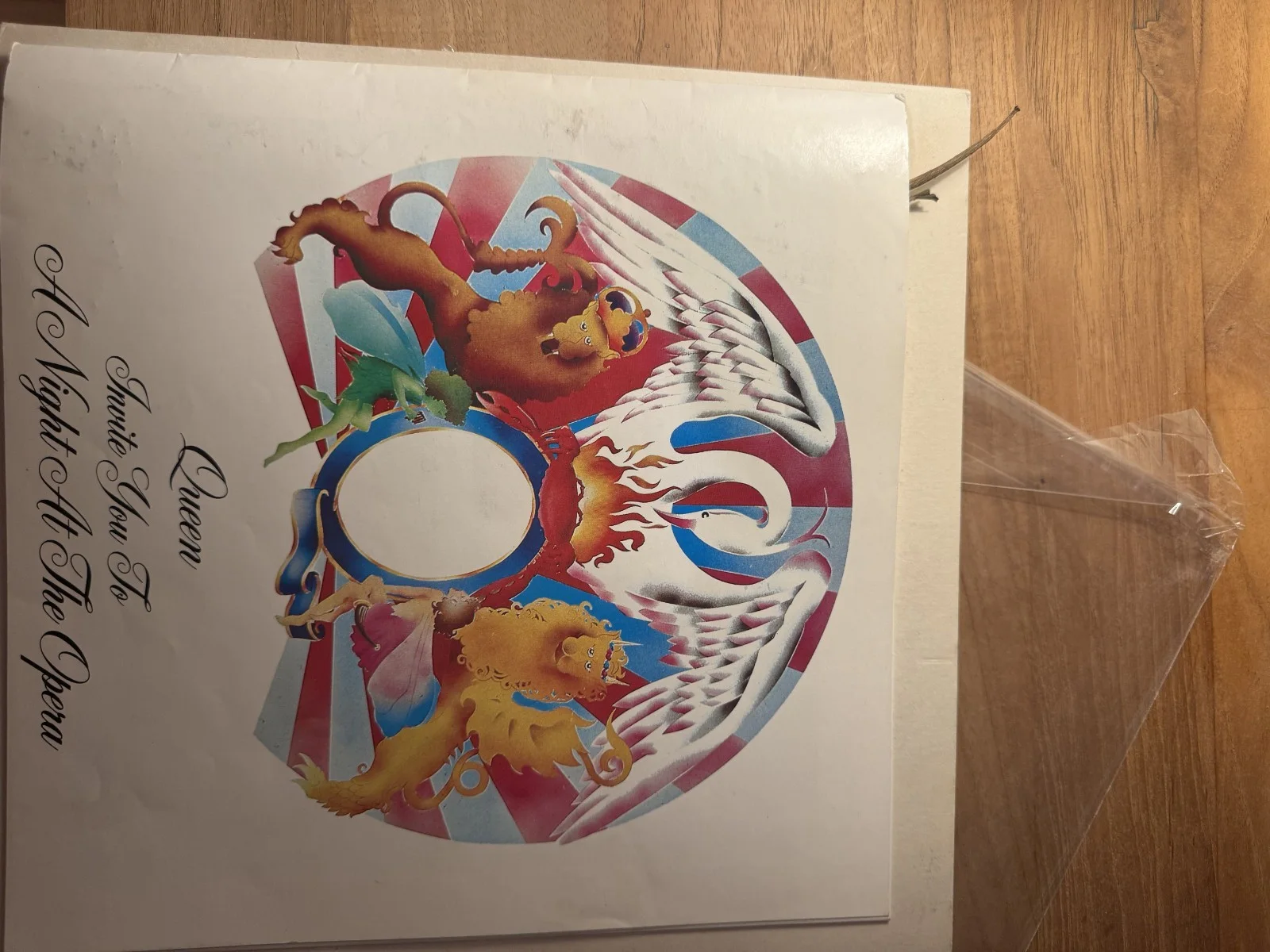 Queen Autographed A Night at the Opera 1975 vinyl - Signed by Freddie, изображение 2